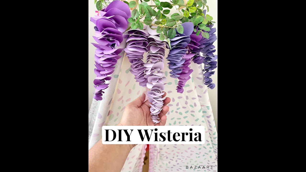 DIY Wisteria | Template 102 - YouTube