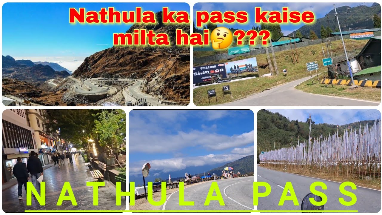 Finally pohochgayi Sikkim 😊/Nathula pass Road trip/ North Sikkim  Tour/ Northeast India 🇮🇳 