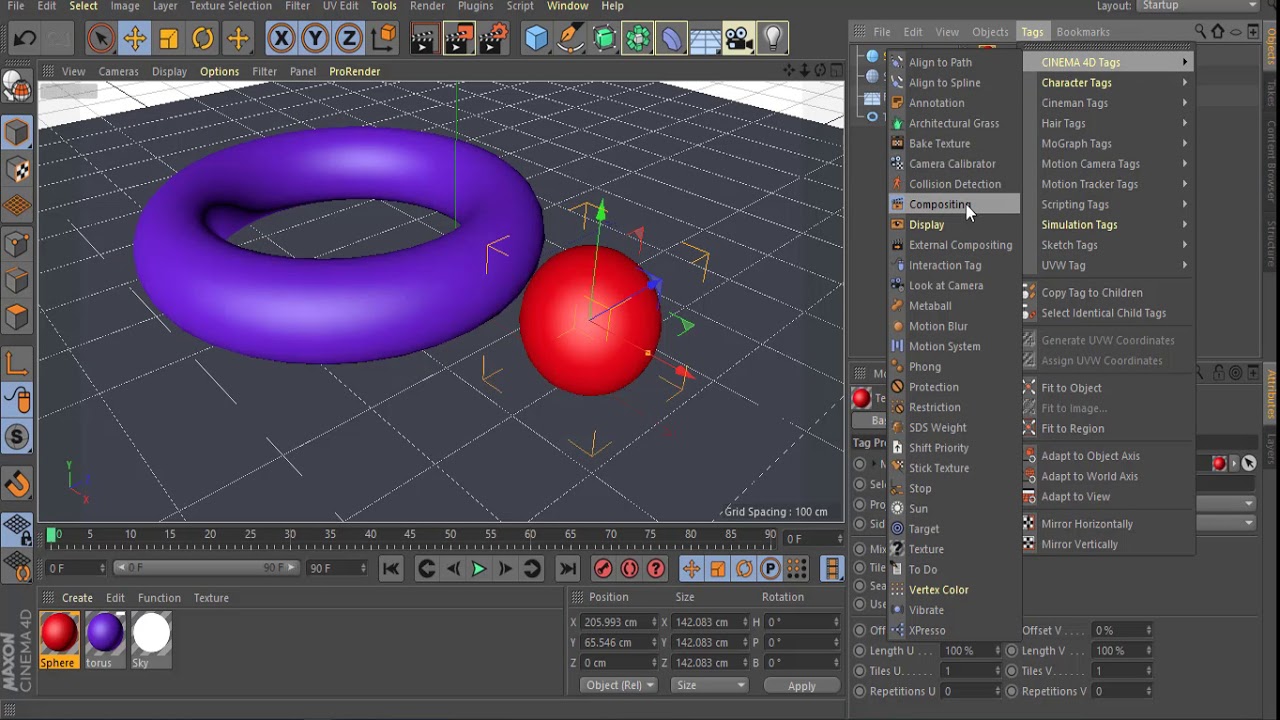 6 Cinema 4D tutorials global illumination , caustics, bake image and ...