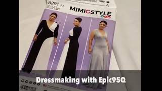 Dressmaking - Mimi G Simplicity 8291 - Viking Epic95Q