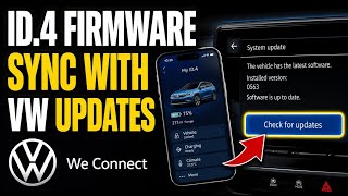 How to restore ID.4 firmware sync with VW updates via We Connect - Detailed Guide