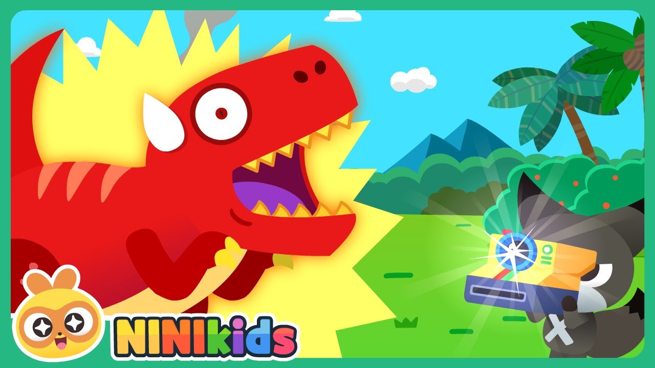 Coloring Tyrannosaurus! | Dinosaur Coloring Pages | Dinosaurs in