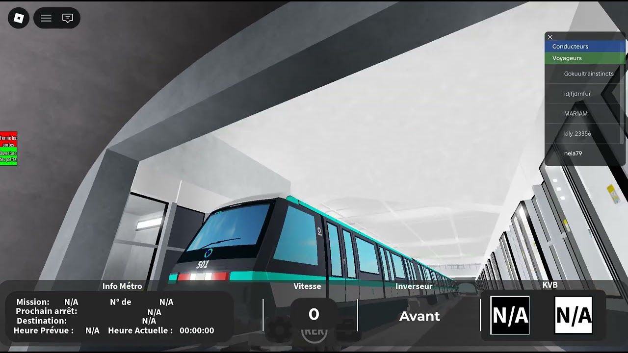 Roblox Projet RER et Metro 14 RATP MP89CA Part 2