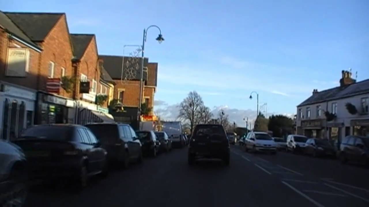 Driving On Barnard's Green Road, Poolbrook Road & Longridge Road, Great