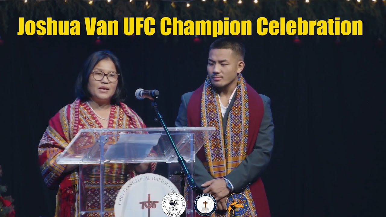 Joshua Van UFC Champion Celebration (19.12.2025 Indianapolis)
