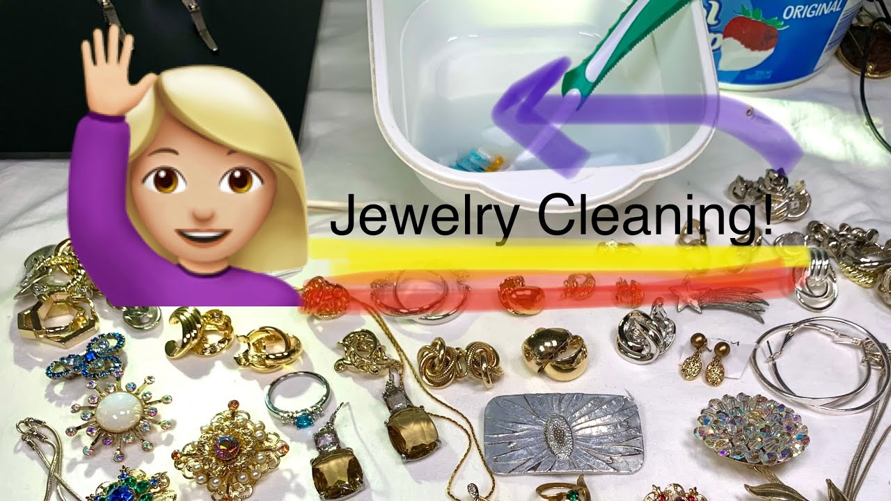 ️ How To Clean Vintage Jewelry! ️ Metals Ep1 jewelrycleaning 