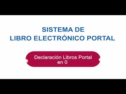 SLE | Declaración Libros Portal en 0