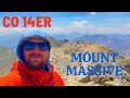 COLORADO 14ER TRAIL GUIDE: MOUNT MASSIVE-14,421&#39;