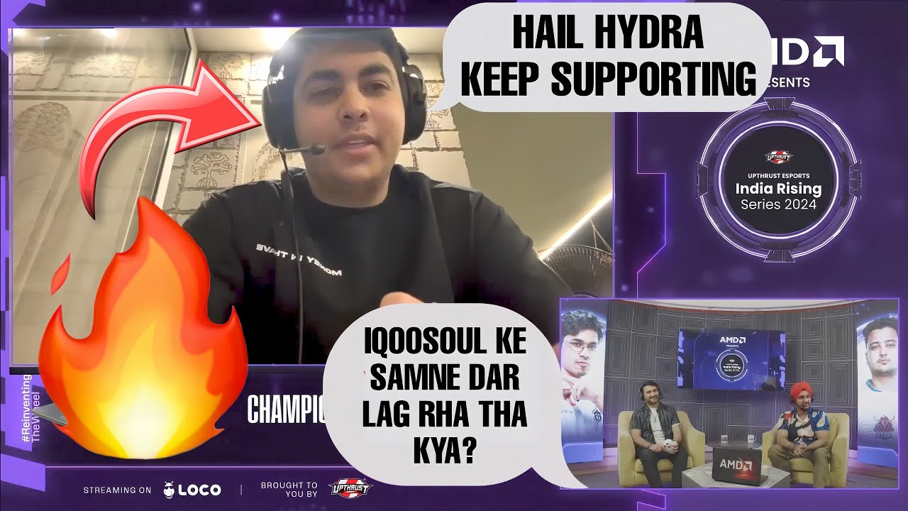 Hydra Be The Champion Of Upthrust eSports Present India Rising Series 2024