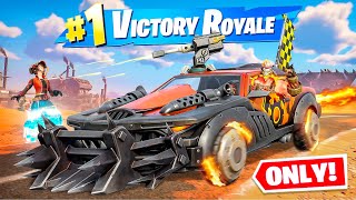 The CAR *ONLY* Challenge in Fortnite! (Season 3)