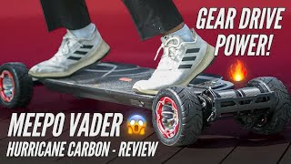 Meepo Vader Review - An even better All-Terrain Electric Skateboard! (Meepo Hurricane Carbon)