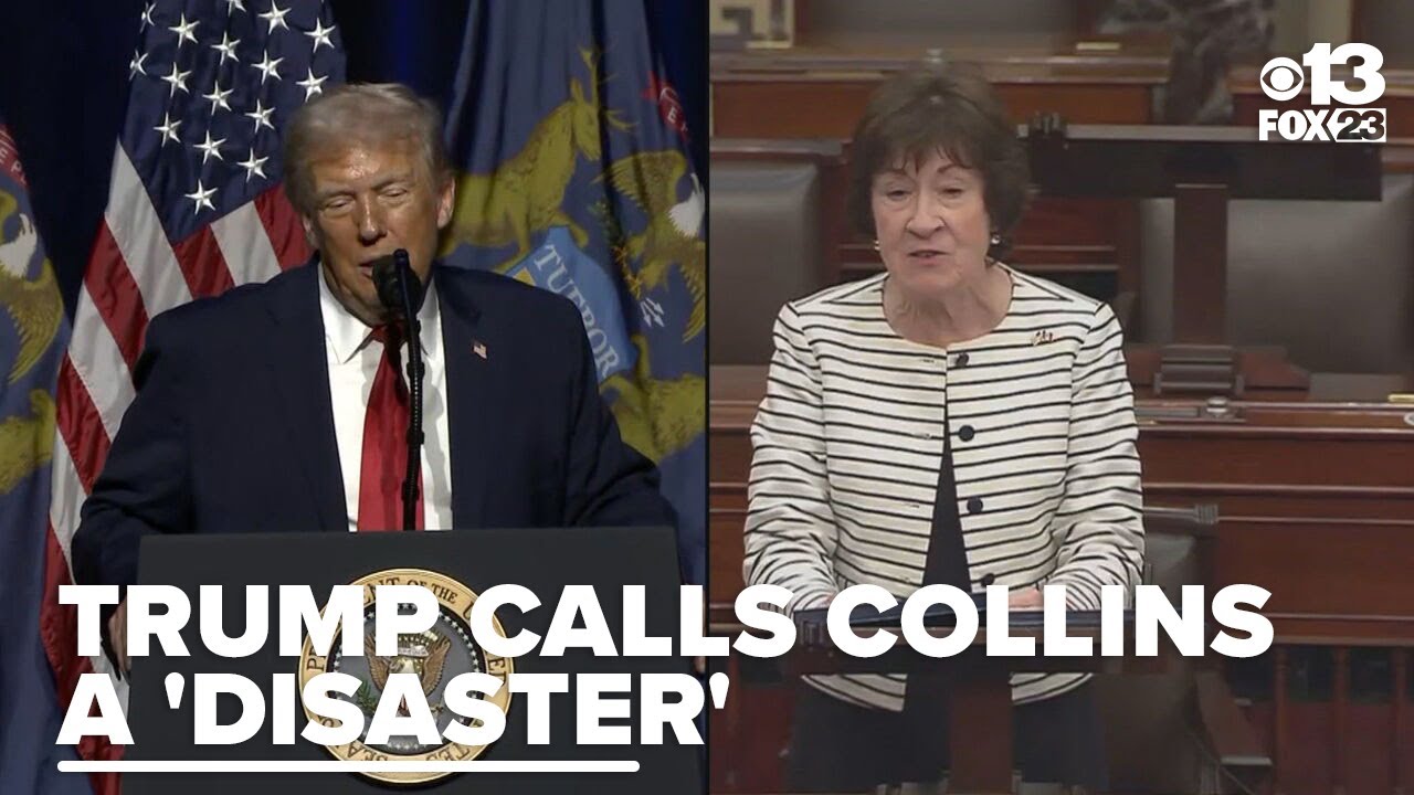 Trump criticizes several Republicans, calls Sen. Collins a 'disaster'