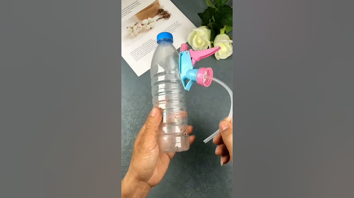 Making a water gun  كيف تصنع مسدس من الماء