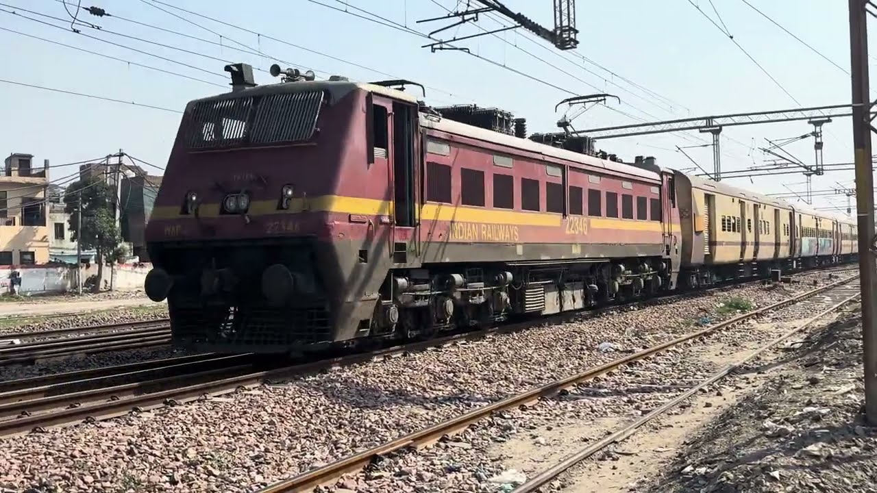 Train View nature | EMU Express Train | Delhi To Ambala #trending #rail #video #indianrailways 