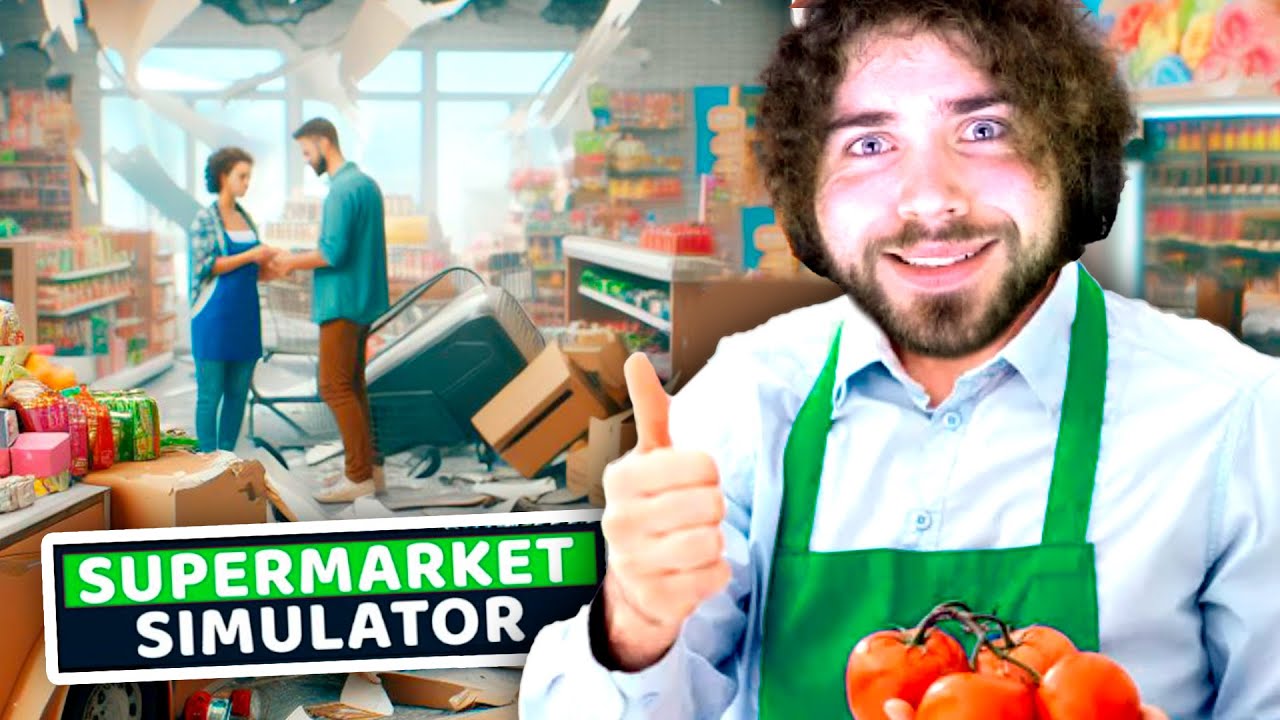 ABRI O PIOR SUPERMERCADO DO MUNDO - Supermarket Simulator