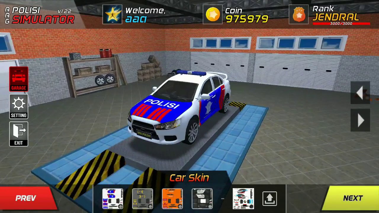 AAG Polisi Simulator Trailer