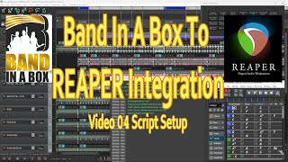 Band In A Box with Reaper Integration 04 Script Setup