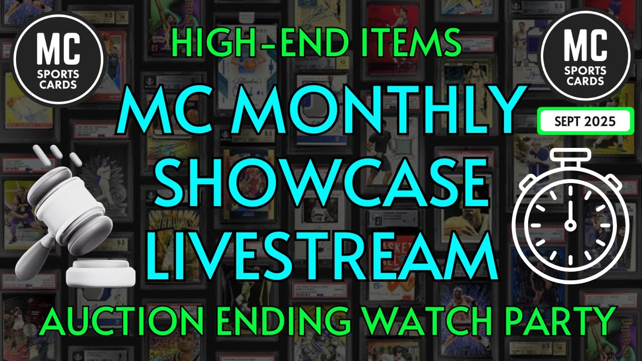 MC Mondays Showcase: High-End Sports Card Auction Drama Live!
