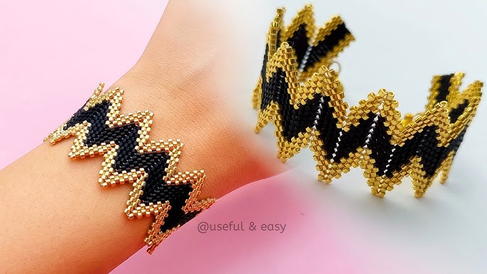 Tutorial Brick stitch Bracciale #bracelet - Collaborazione Beebeecraft 