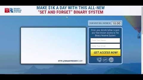 Binary Reserve System Review - Binary Options Detective