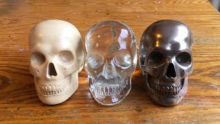 The Pressure Pot and the Crystal Skull - resin and bronze casting