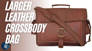 Large Leather Crossbody Bag From Anuent