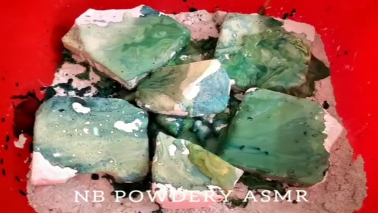 ASMR 5 BLOCKS WITH CORNSTARCH BUBBLES PASTE YouTube