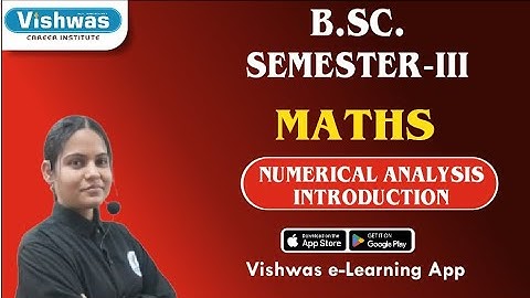 The Calculus of Finite Differences | Numerical Analysis | BSc Semester - III | Mathematics | PDUSU