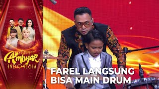 MULTITALENTA! Raffi Ahmad Ajarin Farel Prayoga Main Drum | KONTES AMBYAR INDONESIA