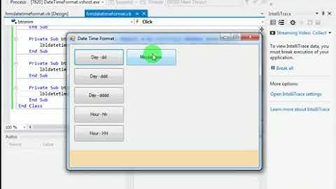 Date Time Format in VB NET
