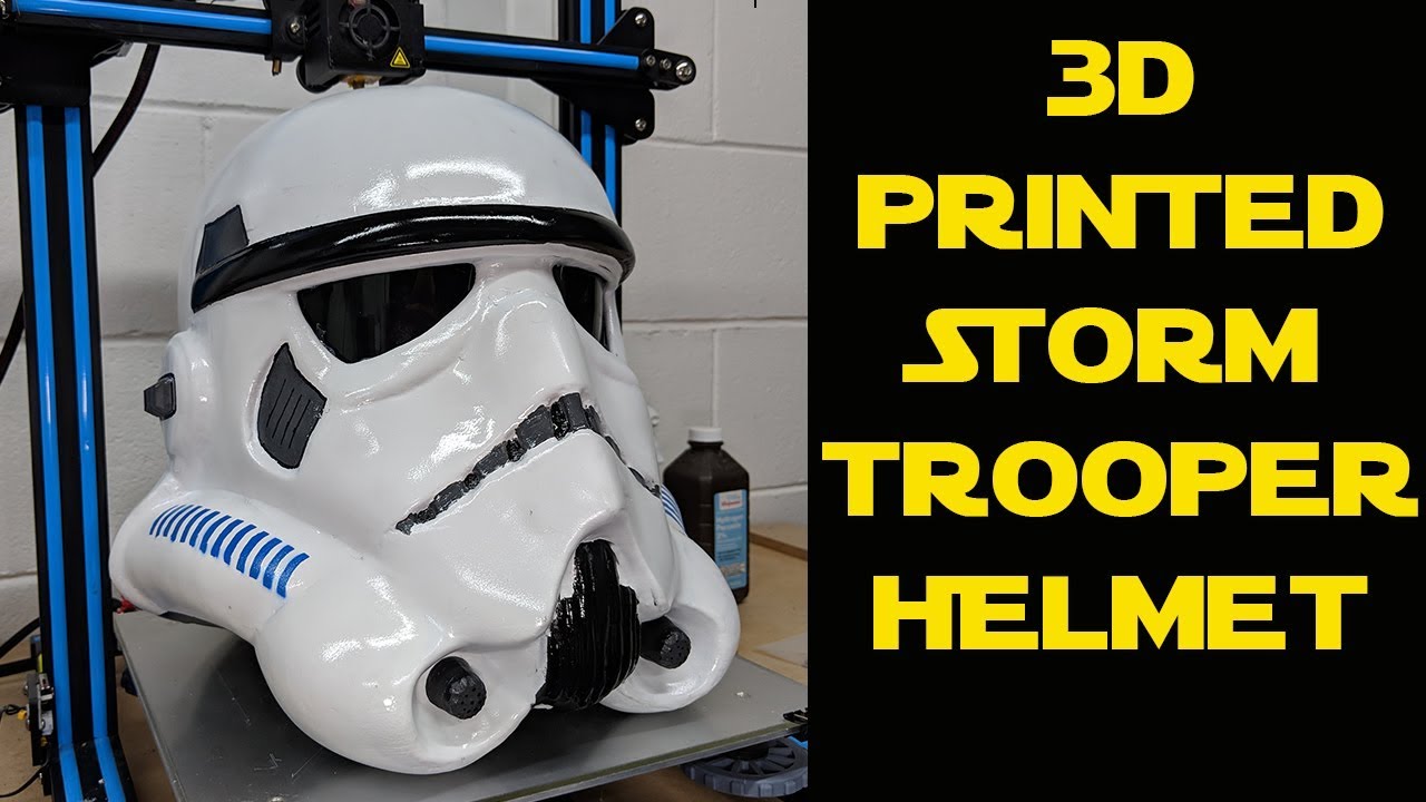How A 3D Printed Stormtrooper Helmet - YouTube