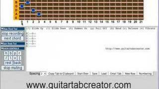 Adding Chords on Guitar Tab Creator screenshot 2