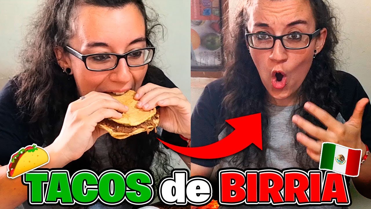 🇪🇸ESPAÑOLA PROBANDO los TACOS DE BIRRIA🌮 por PRIMERA VEZ 👉DESAYUNO MEXICANO👈MÉXICO🇲🇽 - VLOG#2