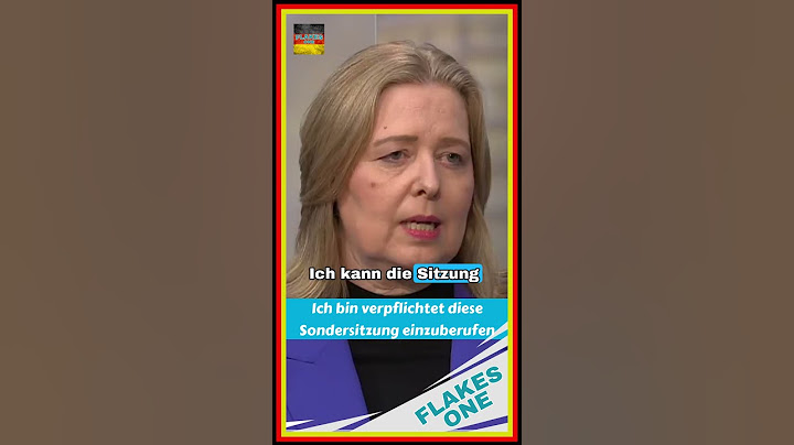 Ich bin verpflichtet diese Sondersitzung einzuberufen | Bärbel Bas (Bundestagspräsidentin)