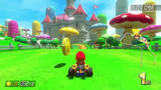 Mario Kart 8 Deluxe (Switch) - Mario driving Standard Kart Gameplay [Custom Tracks 150cc]