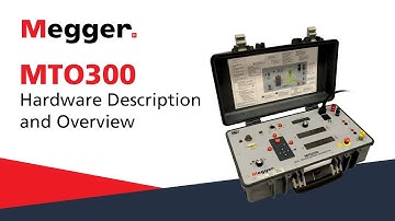 Megger MTO250: Hardware Description and Overview