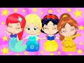 Finger Family with Disney Princesses | Groovy The Martian & Phoebe Cartoon Show
