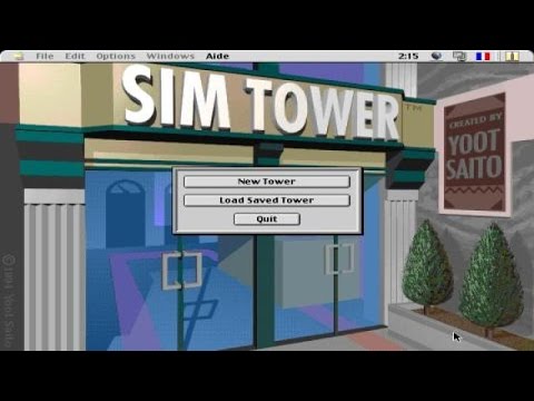 SimTower gameplay (PC Game, 1994)