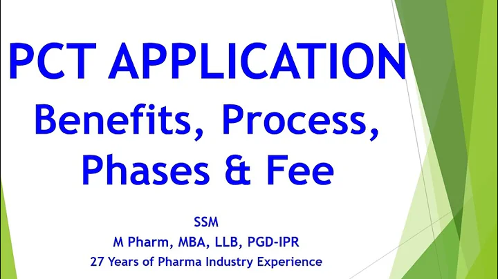 PCT Patent Application -  Benefits -  Process -  Phases - Fee