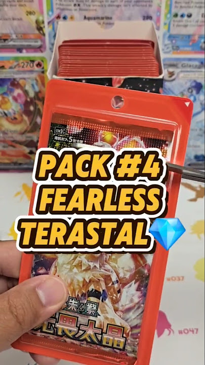 Check out my pulls from Fearless Terastal! Still on the chase for the special exclusive Arcanine EX🔥