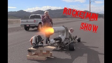 Rocketman MOST POWERFUL PULSEJET GOKART IN THE WORLD!