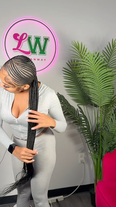 Cleannnn🔥🔥🔥#feedins #stitchbraids #longbraids