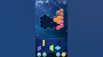 BLOCK! Hexa Puzzle! Skilled Level 33 (Rotate) - Lösung Solution Walkthrough