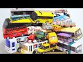 Collect mini bus cars in a box and run up a hill🚌Working cars⭐️