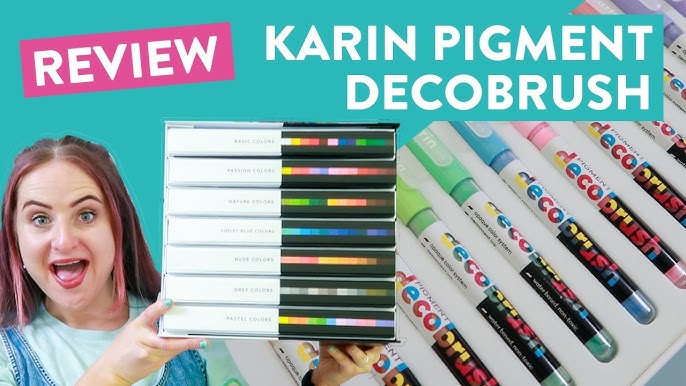 Ideas for crafting and decoration with DecoBrush Metallic KARIN