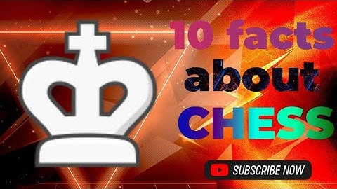 10 interesting facts about chess♟️
