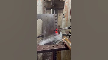 Teeth Induction Hardening in plate job #inductionhardening #machine #automobile #job