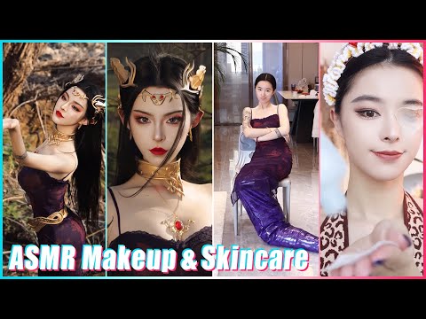 Mitsuisen✨Aesthetic Makeup Tutorial & ASMR Skincare Routine☘️Satisfying skincare🍃Beauty Secrets🌿374