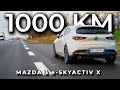 1000 kilomtres en mazda 3 eskyactiv x  lessai consommation 