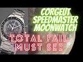 CORGEUT OMEGA SPEEDMASTER MOONWATCH 2021 FAIL. SECOND VERSION WITH THE BRACELET UPDATE MUST SEE !